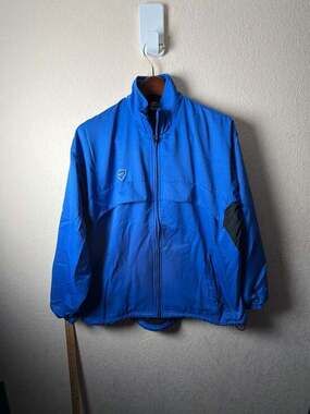Vintage‎ Nike Team Y2K Blue Full Zip Windbreaker Jacket Size Medium